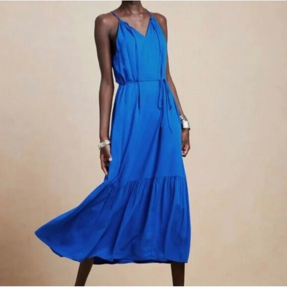 Banana Republic Royal Blue Maxi Dress